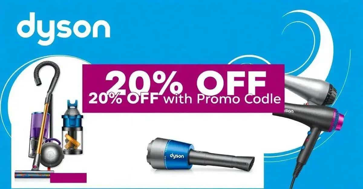 Aproveite 20% de desconto com o código promocional Dyson em outubro de 2024.