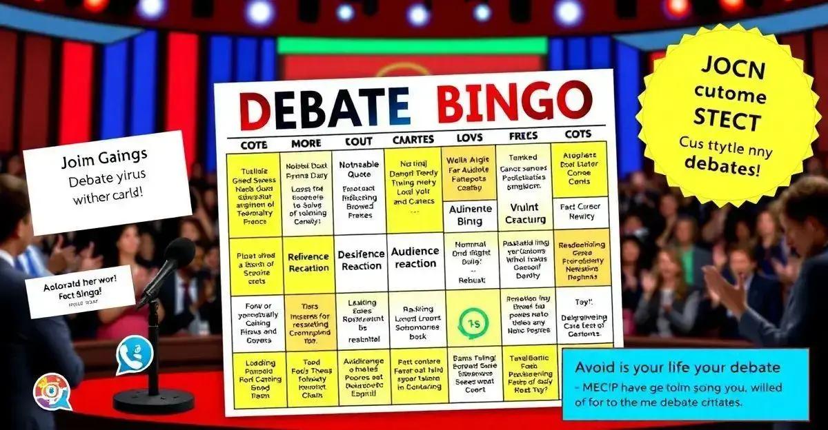 Aprenda a criar seu cartão de bingo para debates e divirta-se enquanto assiste!