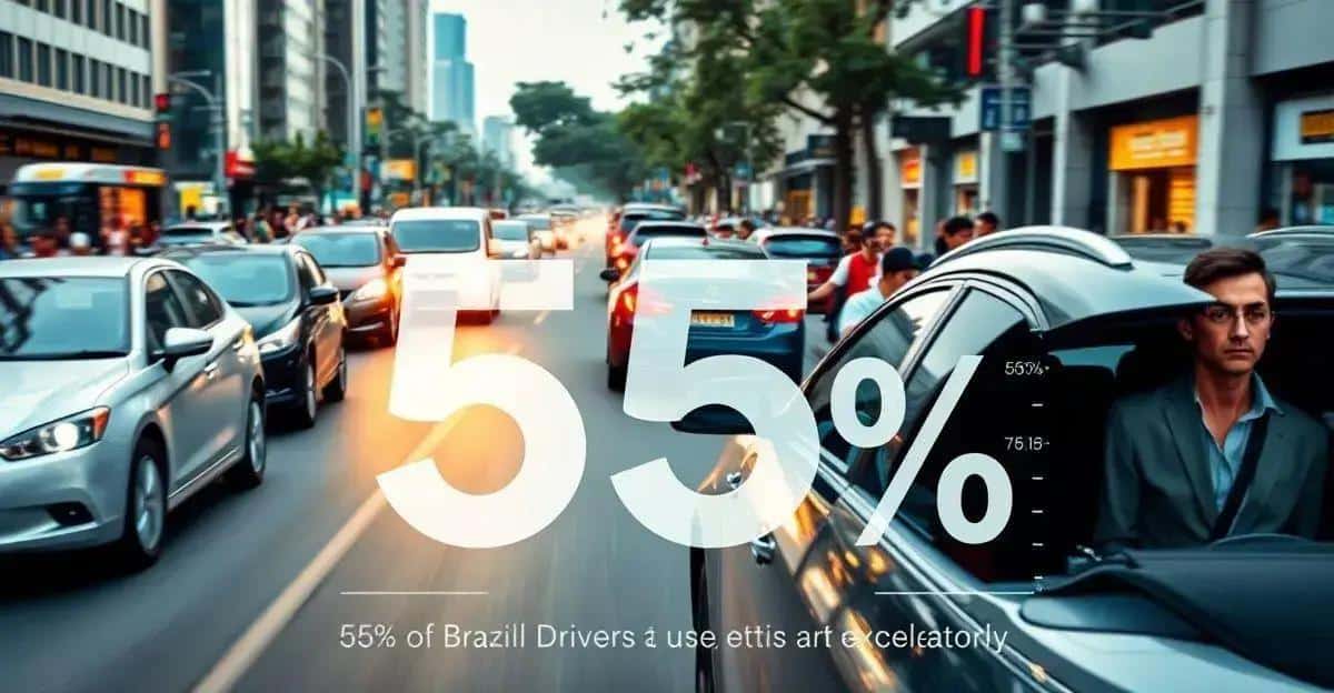 Descubra como 55% dos motoristas brasileiros fazem uso excessivo do acelerador, segundo pesquisa da Mobs2.