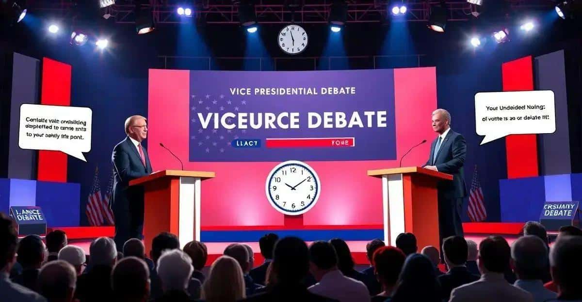 Debate americano entre J.D. Vance e Tim Walz promete influenciar eleitores indecisos.