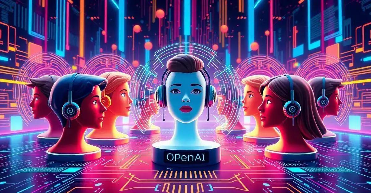 Explore o novo modo de voz avançado da OpenAI com mais vozes e um design atualizado.