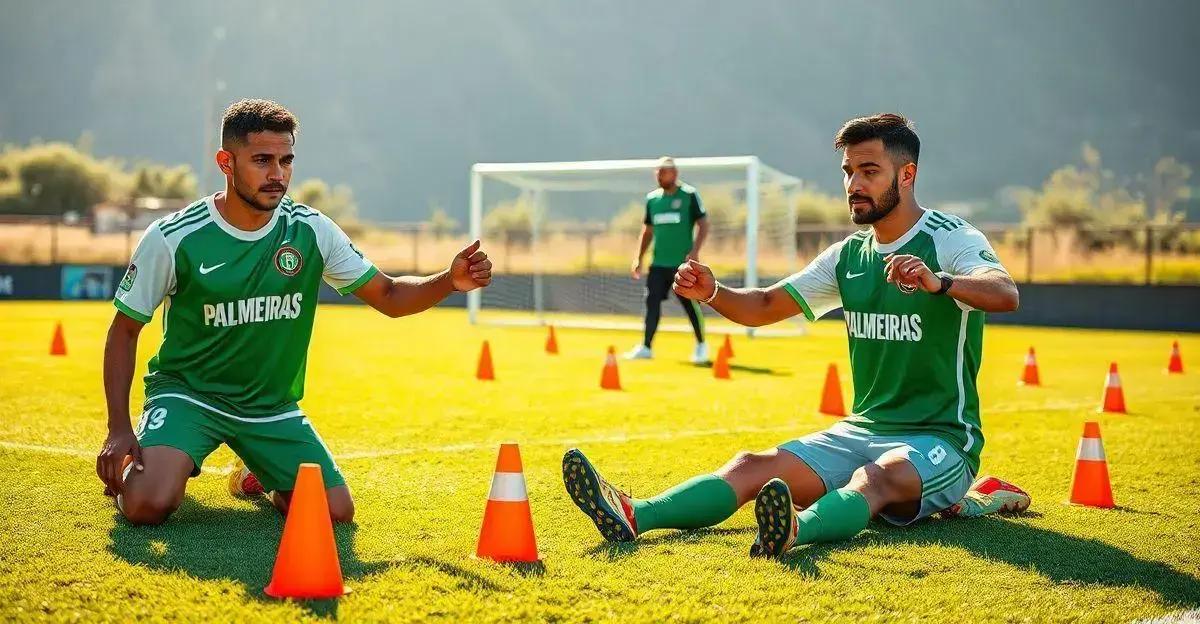 Estêvão e Marcos Rocha avançam na recuperação de lesões no Palmeiras.