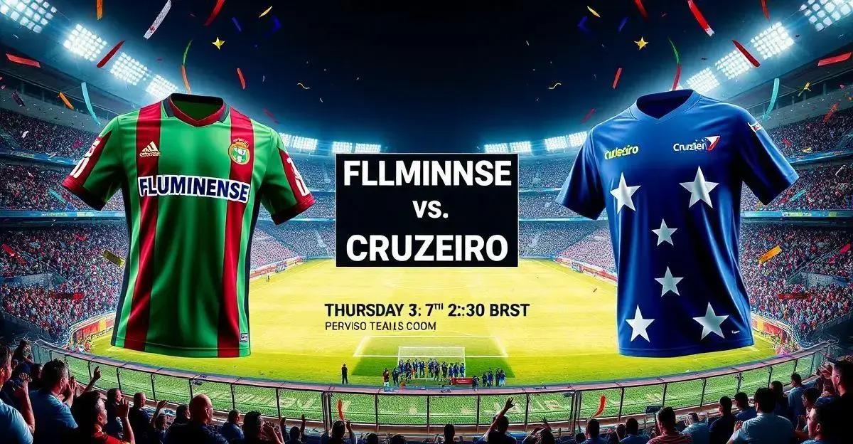 Fluminense e Cruzeiro se enfrentam em jogo do Brasileirão. Descubra onde assistir!