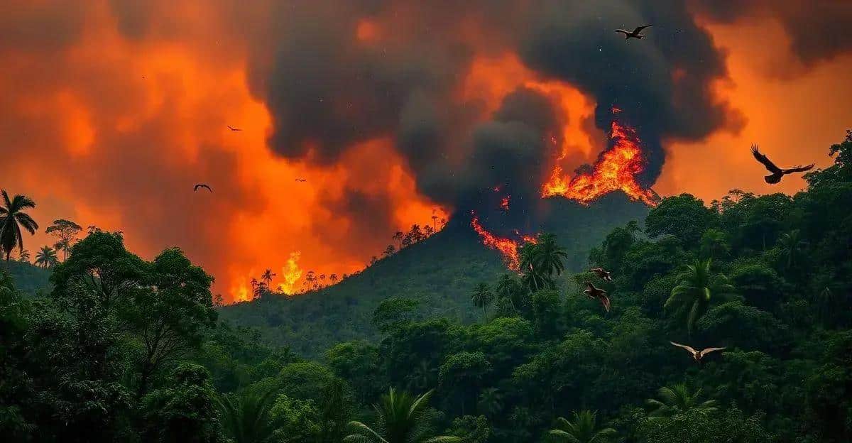 Incêndios na Amazônia aumentam pelo 3º mês consecutivo, atingindo os maiores índices em 15 anos.