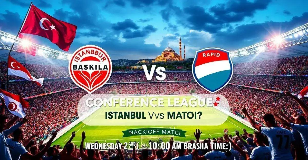 Istanbul x Rapid Viena acontece dia 2/10 às 11h30. Assista na Cazé TV!