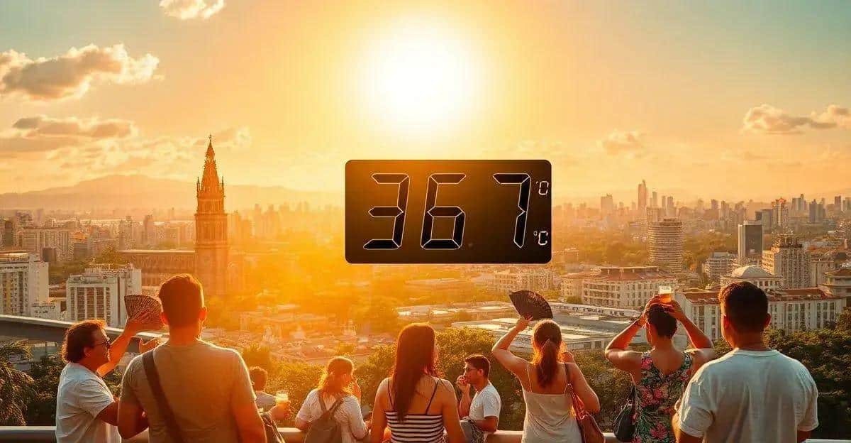 SP bate recorde de temperatura em setembro; calor intenso persiste até quarta-feira.