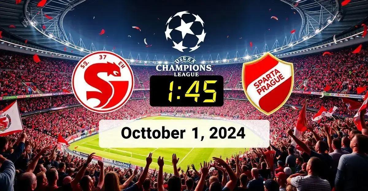 Stuttgart x Sparta Praga: Confira onde assistir e o horário do jogo da Champions League.