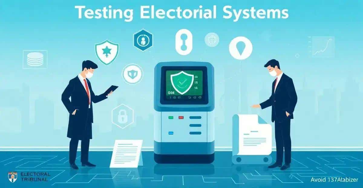 Neste sábado (5), o TSE realiza teste dos sistemas eleitorais para garantir a integridade e autenticidade.