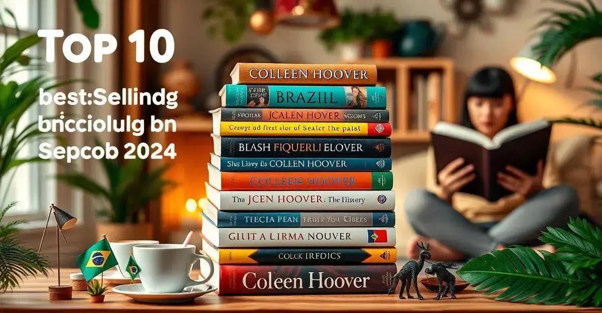 Descubra os livros de ficção mais vendidos no Brasil em setembro de 2024, incluindo Colleen Hoover e outros autores.