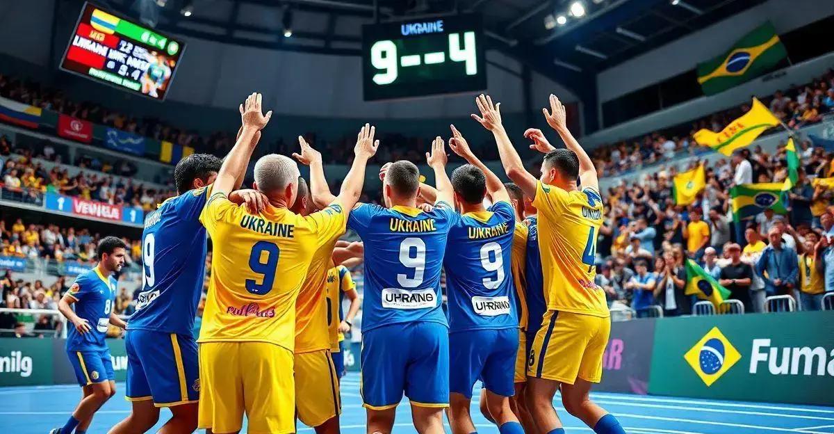 A Ucrânia se destaca ao vencer a Venezuela na Copa do Mundo de Futsal.