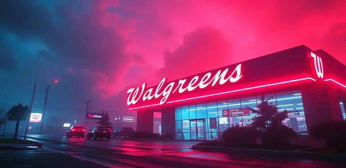 por que as acoes da walgreens cairam 64 em 2024