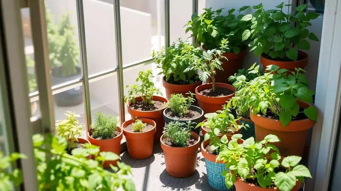 escolhendo o local ideal para sua horta na varanda