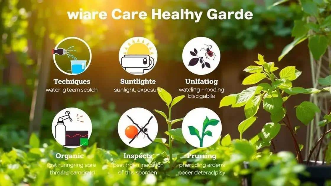 cuidados essenciais para uma horta saudável