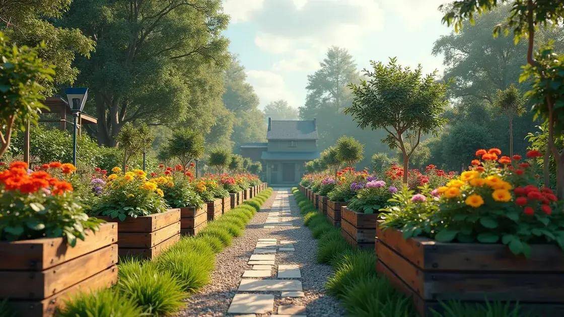 construindo canteiros elevados para facilitar a jardinagem