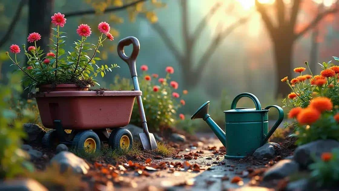 Sugestões de ferramentas essenciais para o jardim