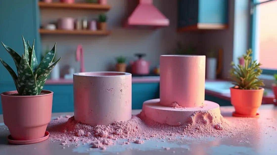 Como fazer seu próprio descanso de panela de concreto