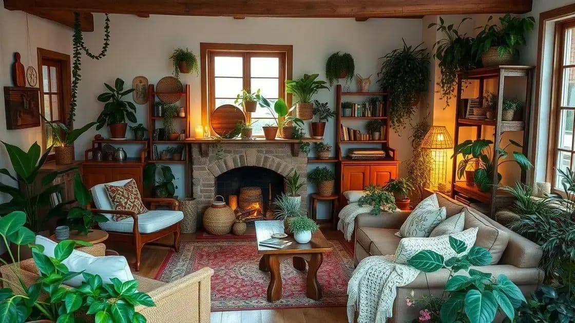 dicas para criar uma decoracao rustica usando plantas