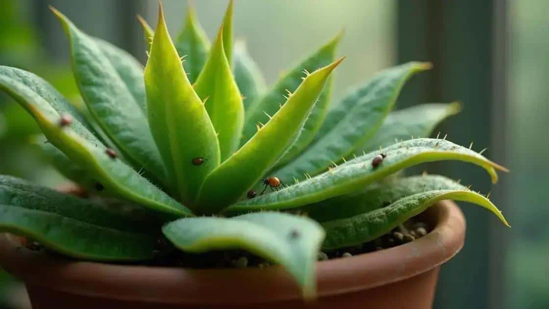 Identificando pragas comuns em vasos