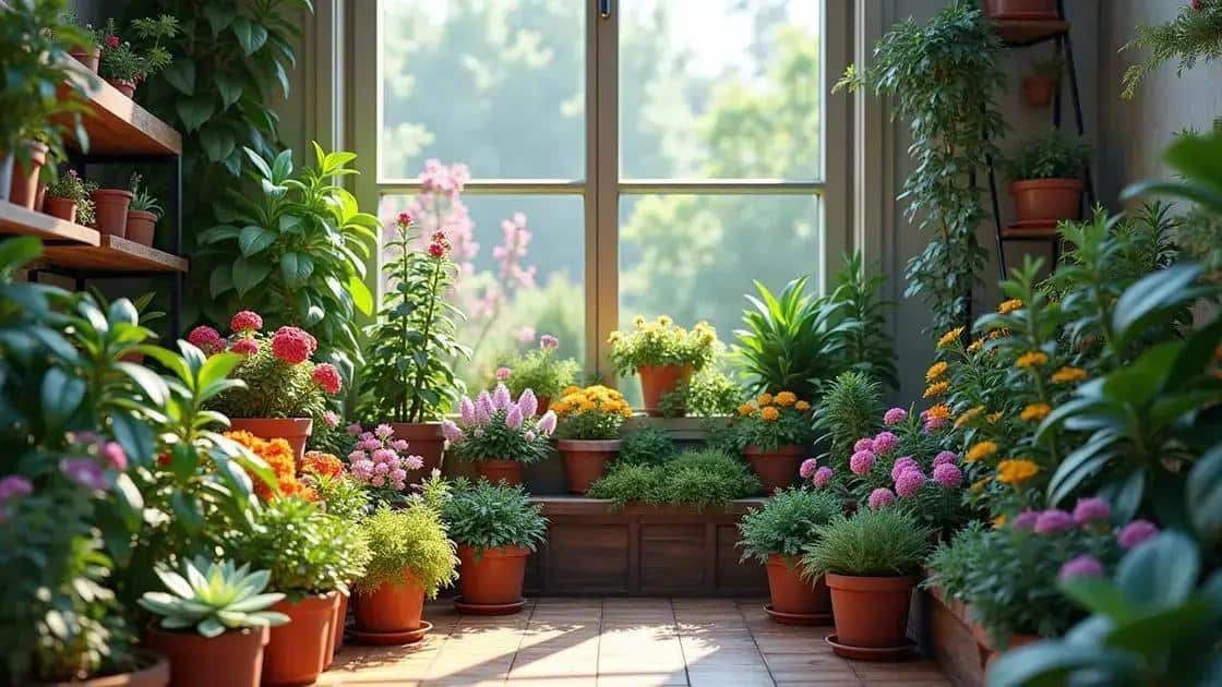 Plantas ideais para vasos autoirrigáveis