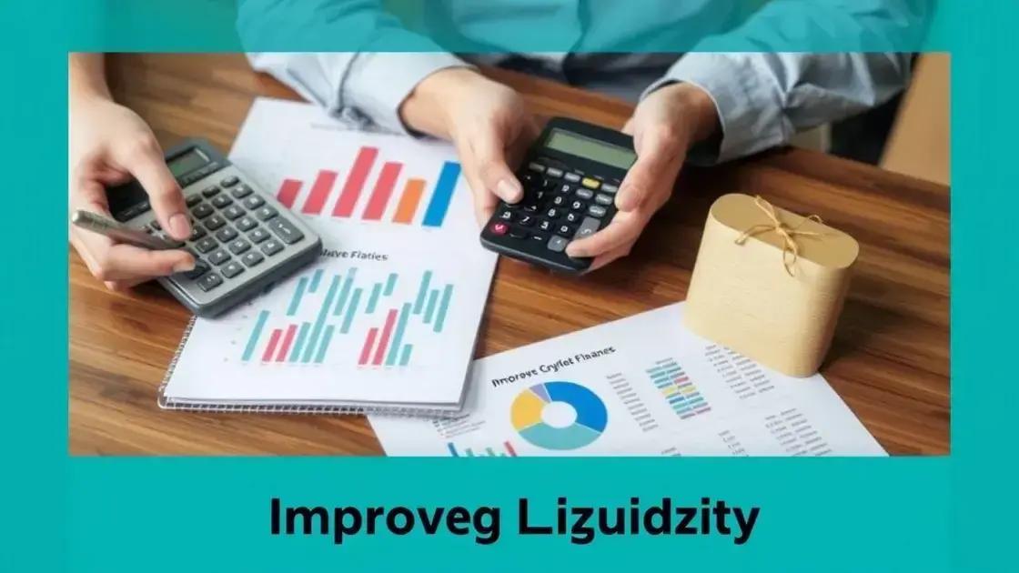 Dicas práticas para melhorar sua liquidez