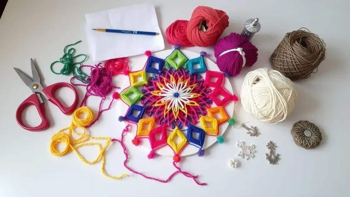 Materiais necessários para criar sua mandala