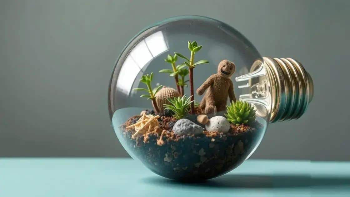 Leia mais sobre o artigo Mini Ecossistemas: Como Transformar Lâmpadas Queimadas em Terrários Extraordinários