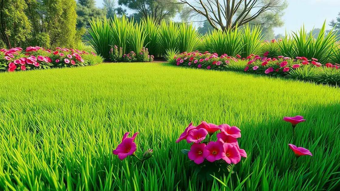 Melhores plantas para compor o gramado na primavera