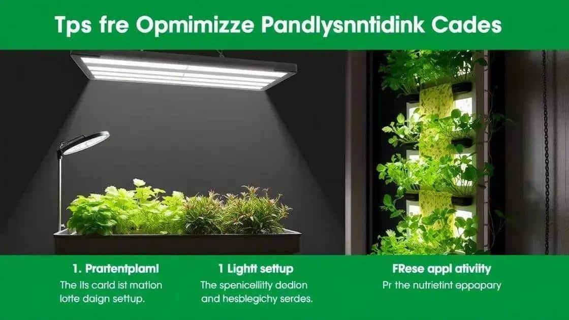 Dicas para otimizar a produção na sua horta vertical