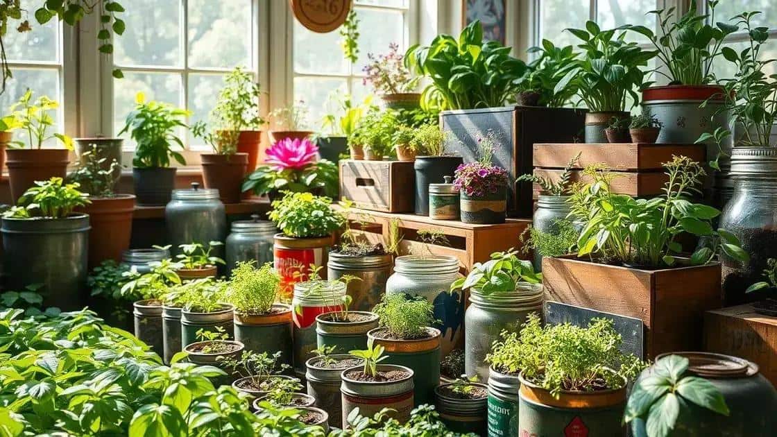 O que é um berçário de sementes reciclado?