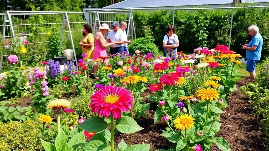Práticas sustentáveis e educativas no cultivo de flores