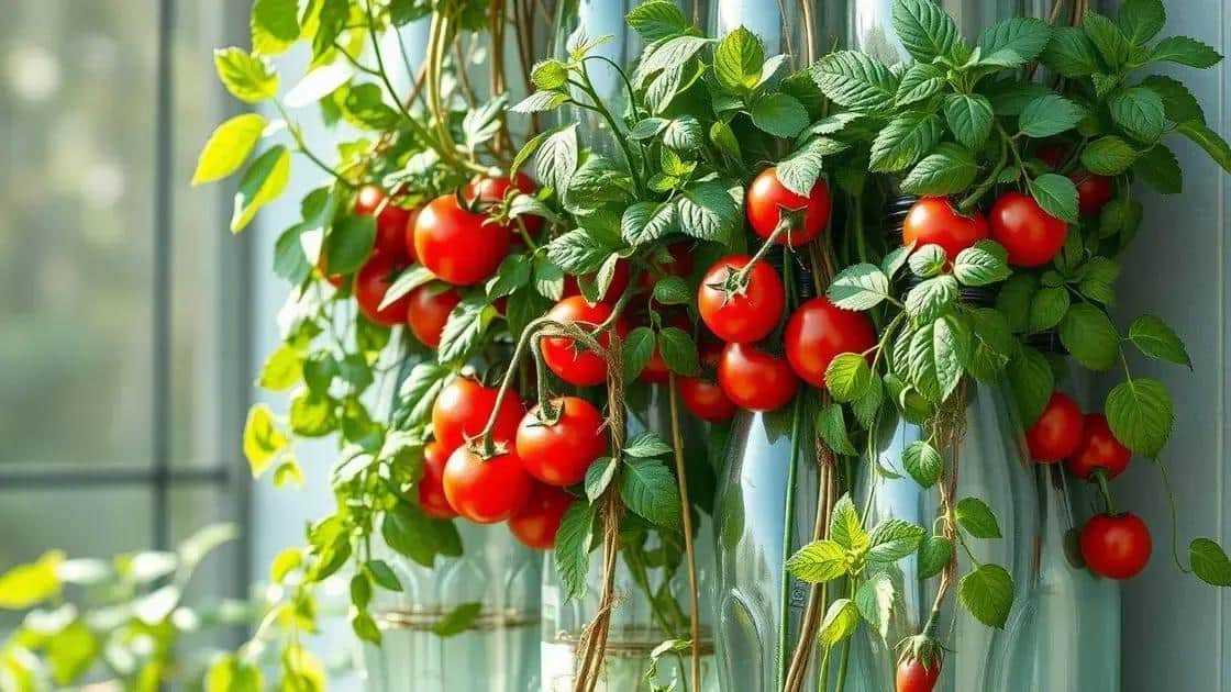 Melhores plantas para a horta flutuante