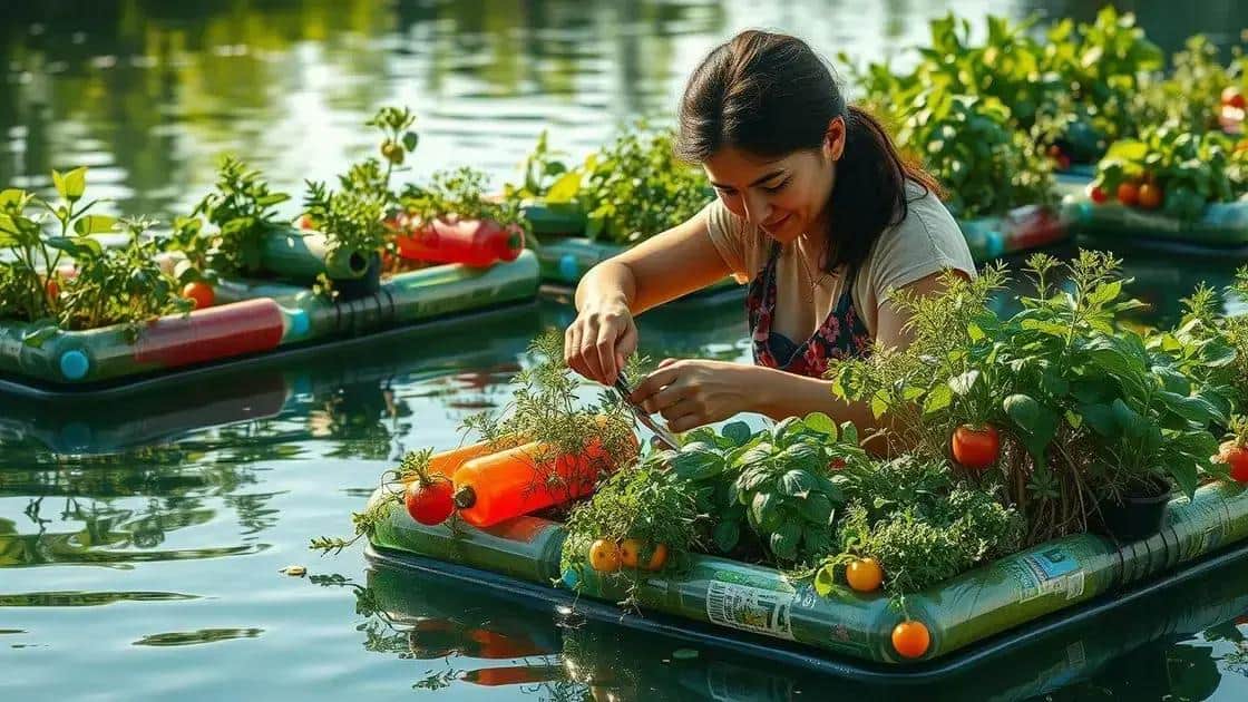 Colheita e manutenção continua das plantas