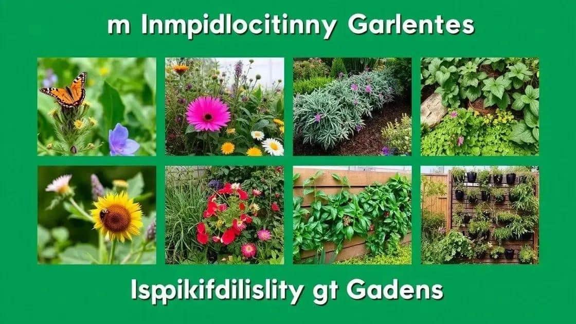 Exemplos inspiradores de jardins com biodiversidade
