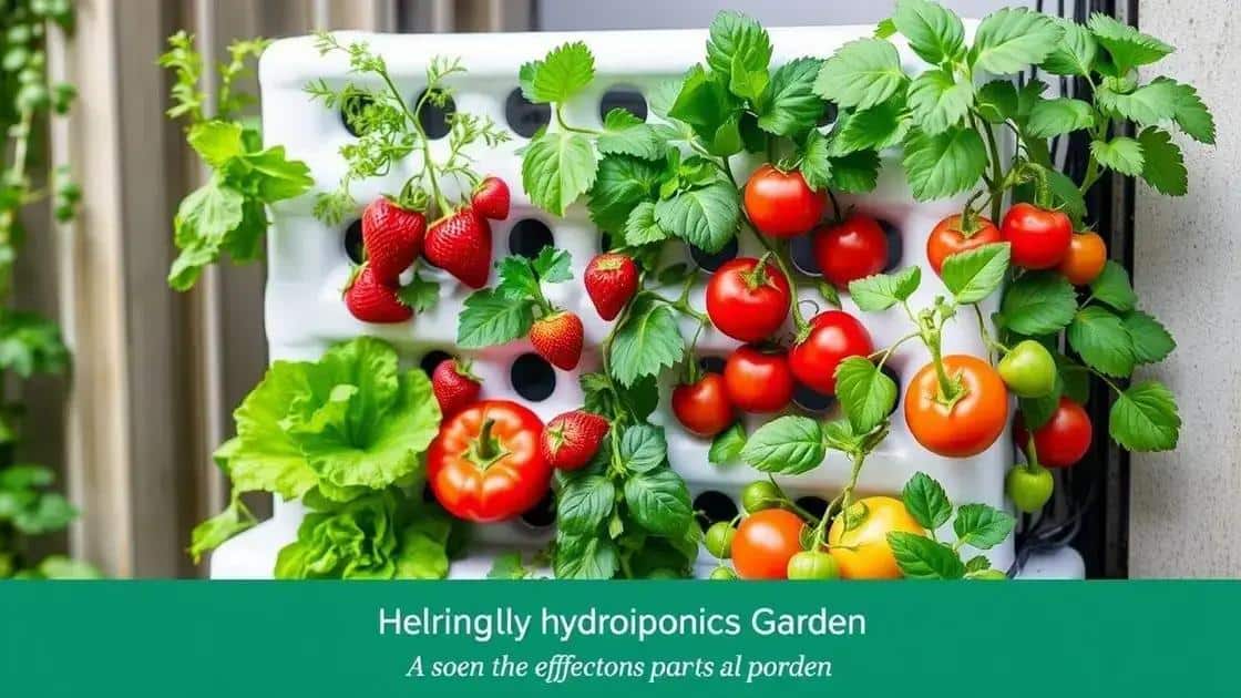 Plantas ideais para cultivo hidropônico compacto