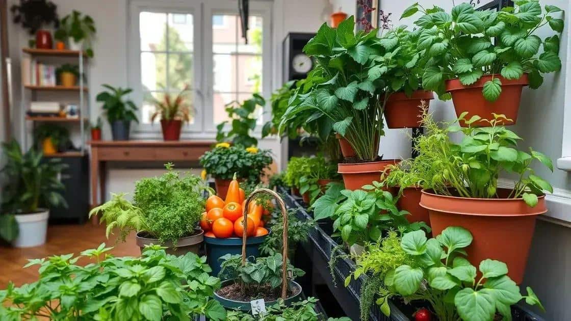 benefícios de ter uma horta em apartamento