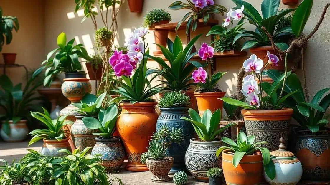 Plantas que se destacam em vasos decorativos