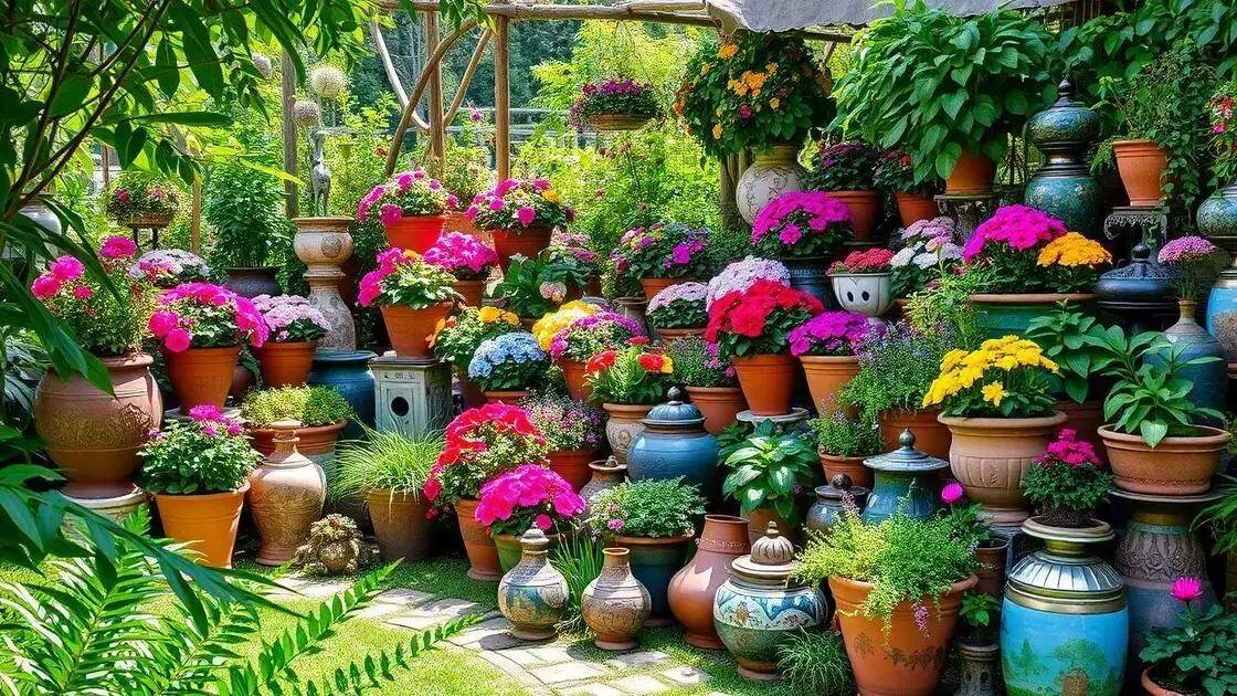 organizacao e beleza com vasos decorativos