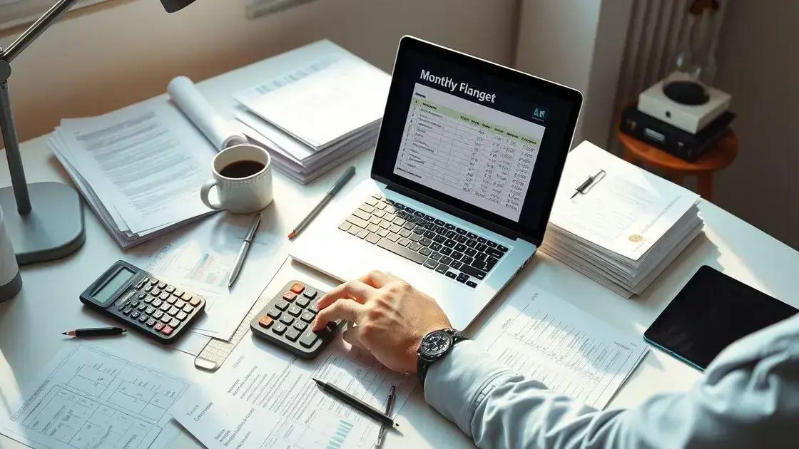 Como criar uma planilha de orçamento mensal