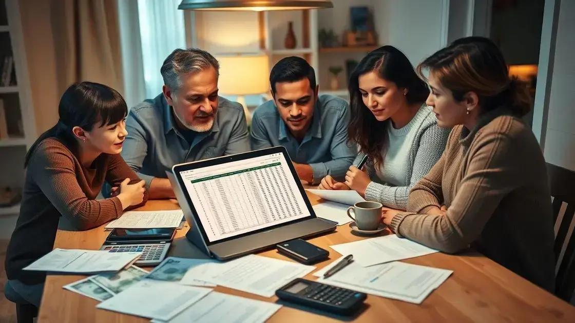 Como utilizar a planilha para planejamento familiar