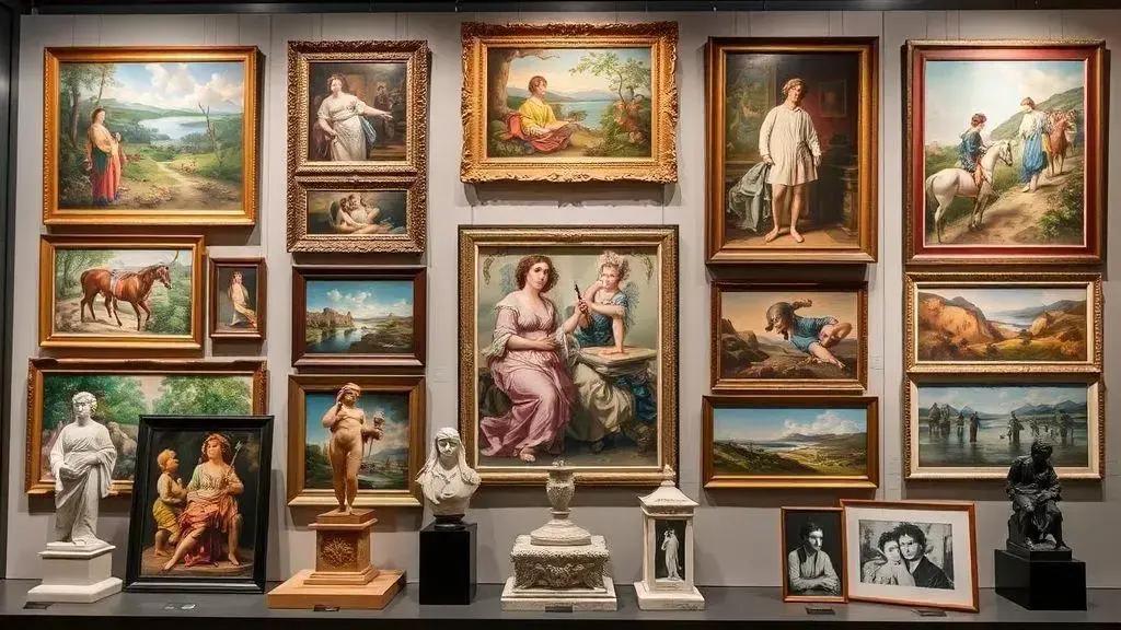 Os tipos de arte mais valorizados no mercado Os tipos de arte mais valorizados no mercado