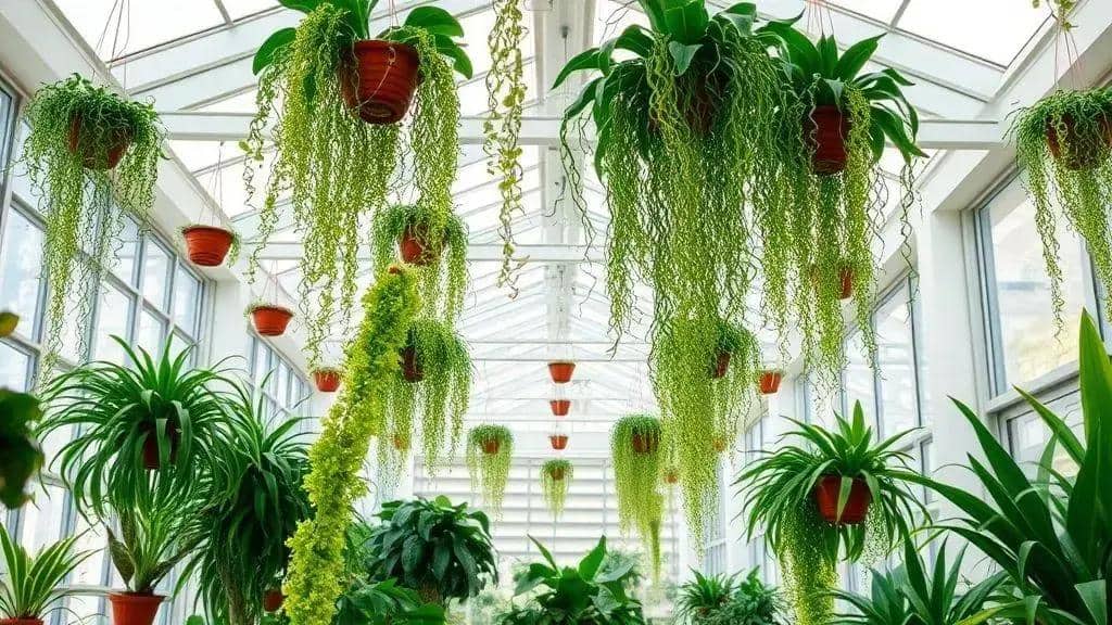 cascata verde como posicionar plantas pendentes para um efeito dramatico e volumoso