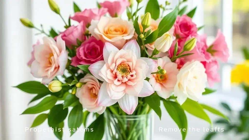 Cuidados essenciais para prolongar a vida das flores