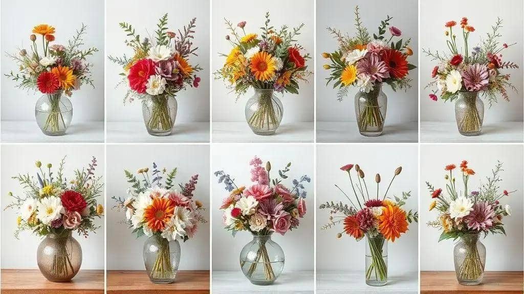 Inspirações criativas de arranjos florais duradouros