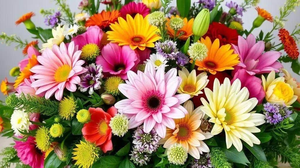 Misturas de flores e folhagens para maior impacto