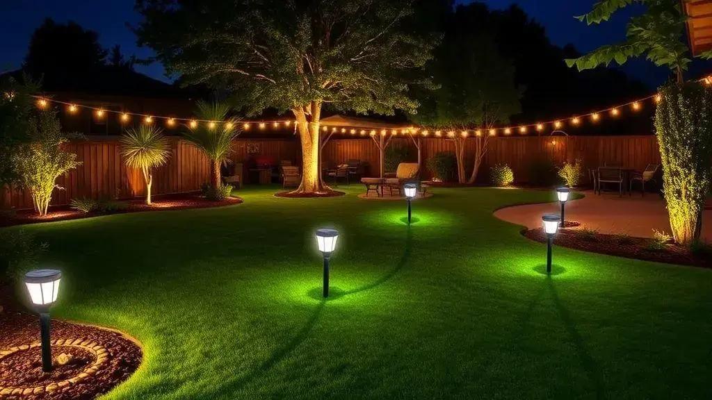 Leia mais sobre o artigo Instalando luzes solares para destacar seu jardim à noite