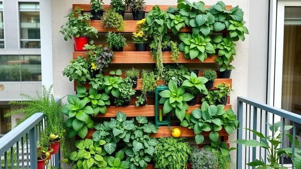 Vantagens de cultivar hortas verticais